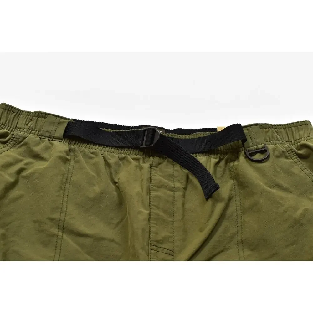 Timberland Men's XXL Green Cargo Shorts Cotton Blend Belted Utility Gorpcore NEW